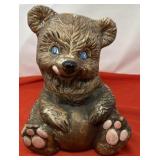 Vintage Ceramic Teddy Bear Cookie Jar.