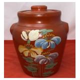 Ransburg Pottery Cookie Jar or Crock. Likely