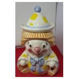 Treasure Craft Clown. Chip In Lid