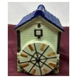 Japanese Ceramic Teapot Shaped like a Water Wheel