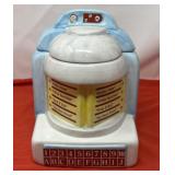 Vintage Ceramic Jukebox Cookie Jar