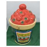 Vintage Cooks Club Ceramic Cookie Jar