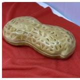 Ceramic Peanut Shell Nut and Candy Dish