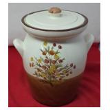 Gift Gallery Flower Cookie Jar. Made in Japan.