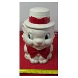 Vintage Ceramic Kitten Cookie Jar