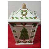 Christmas Canister Cookie Jar with Chip