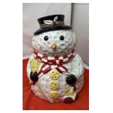 Ceramic 1997 Gibson Snowman Cookie Jar
