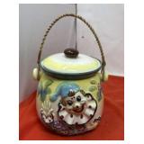 Vintage Circus Clown Biscuit Cookie Jar