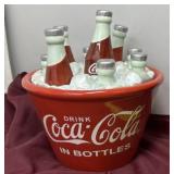 Coca-Cola "Bottles on Ice" Ceramic Cookie Jar