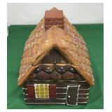Vintage Gingerbread House Cookie Jar