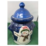 Ceramic Snowman Cookie Jar