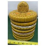 Vintage Ceramic Stacked Cookie, Cookie Jar