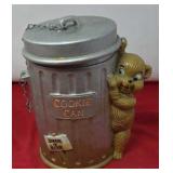 Vintage Ceramic Cookie Jar. Shaped like a bear
