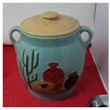 Southwest or Western Motif with Hand-Painted Cacti