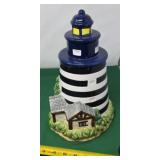 Vintage 1990 Bico Black & White Stripe Lighthouse