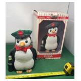 Coca-Cola Penguin Cookie Jar With Box