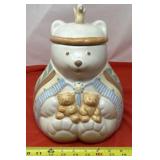 Taos Bear Cookie Jar made by Treasure Craft in
