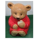 Vintage Ceramic Teddy Bear Cookie Jar