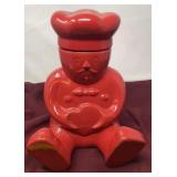 Ceramic "Claude the Chef" Cookie Jar