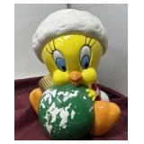 Looney Tunes Tweety Bird Christmas Cookie Jar