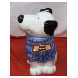 Mercuries Bow Wow Dog Ceramic Cookie Jar