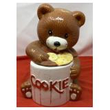 Ceramic Teddy Bear Cookie Jar.
