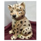 Ceramic or Porcelain Leopard or Cheetah Cub