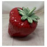 Ceramic Strawberry Cookie Jar
