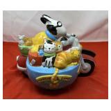 Ceramic Moggie and Sons Cookie Jar