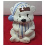 Vintage Ceramic Teddy Bear Cookie Jar