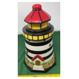 Vintage Ceramic Lighthouse Cookie Jar