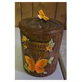 Treasure Craft Trunk and Butterfly Cookie Jar