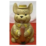 Vintage Ceramic Bunny Rabbit Cookie Jar.