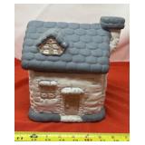 Vintage "Country House" Ceramic Cookie Jar