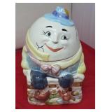 Vintage Ceramic Humpty Dumpty Cookie Jar