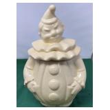 Vintage Ceramic Clown Cookie Jar. Is a Pan