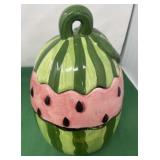 Ceramic Watermelon Cookie Jar
