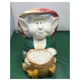 Vintage Ernie The Keebler Elf Ceramic Cookie Jar
