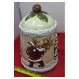 Vintage Ceramic Mercuries Christmas Cookie Jar