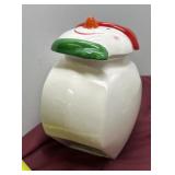 White Ceramic Snowman Cookie Jar