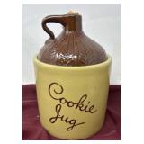 Vintage "Cookie Jug" Moonshine-Theme Cookie Jar.