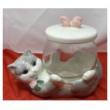 Treasure Craft Kitty Cat Cookie Jar. Features a