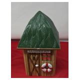 SS Cookie Hut Plastic Cookie Jar