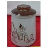 Vintage Bartlett Collins Cookie Jar. Chip in lid.