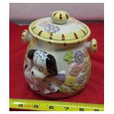 1940s Lefton Biscuit Puppy Dog Cookie Jar.