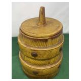 Vintage Brown Doranne of California Butter Churn