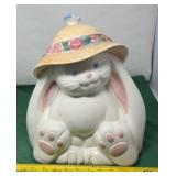Vintage Treasure Craft Easter Bunny Cookie Jar