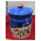 Christmas Canister Cookie Jar