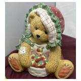 Cherished Teddies "Strawberry Lane" Cookie Jar.