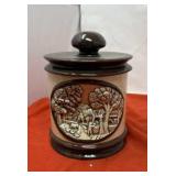 1970s Hershey Molds 3D Country Scene Cookie Jar